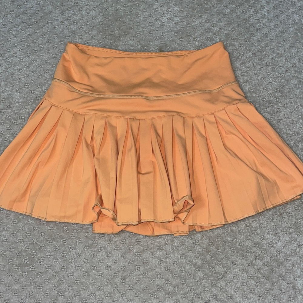 Orange gold henge skirt